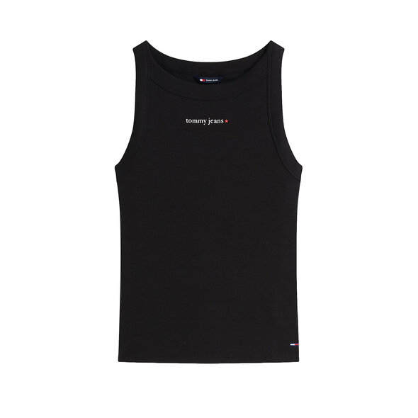 TOMMY HILFIGER TJW SLIM ESS LOGO RIB ΜΠΛΟΥΖΑ ΓΥΝΑΙΚΕΙΑ DW0DW22806-BDS