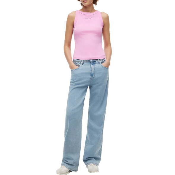 TOMMY HILFIGER TJW SLIM ESS LOGO RIB ΜΠΛΟΥΖΑ ΓΥΝΑΙΚΕΙΑ DW0DW22806-TOU