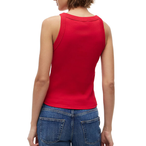 TOMMY HILFIGER TJW SLIM ESS LOGO RIB ΜΠΛΟΥΖΑ ΓΥΝΑΙΚΕΙΑ DW0DW22806-XK9