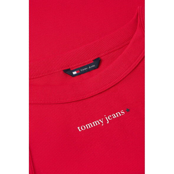 TOMMY HILFIGER TJW SLIM ESS LOGO RIB ΜΠΛΟΥΖΑ ΓΥΝΑΙΚΕΙΑ DW0DW22806-XK9