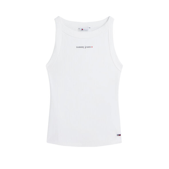 TOMMY HILFIGER TJW SLIM ESS LOGO RIB ΜΠΛΟΥΖΑ ΓΥΝΑΙΚΕΙΑ DW0DW22806-YBL
