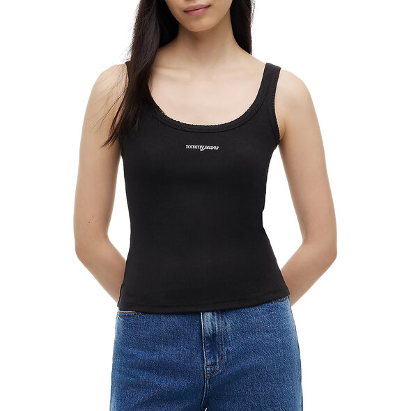 TOMMY HILFIGER TJW RIB ΜΠΛΟΥΖΑ ΓΥΝΑΙΚΕΙΑ DW0DW22817-BDS