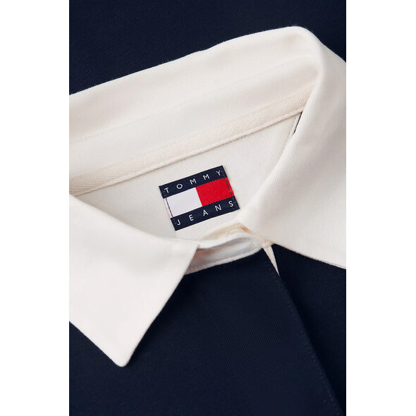 TOMMY HILFIGER TJW FLAG RUGBY EXT ΜΠΛΟΥΖΑ ΓΥΝΑΙΚΕΙΑ DW0DW22827-C1G