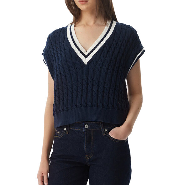 TOMMY HILFIGER TJW ΑΜΑΝΙΚΟ ΠΛΕΚΤΟ ΓΥΝΑΙΚΕΙΟ DW0DW22927-C1G
