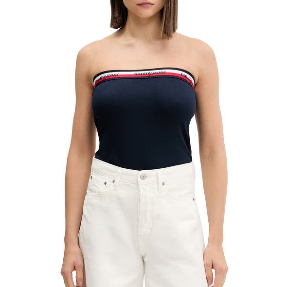TOMMY HILFIGER TJW BANDEAU  ΜΠΛΟΥΖΑ ΓΥΝΑΙΚΕΙΑ DW0DW23139-C1G