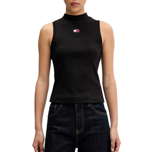 TOMMY HILFIGER TJW SLIM RIB ΜΠΛΟΥΖΑ ΓΥΝΑΙΚΕΙΑ DW0DW23478-BDS