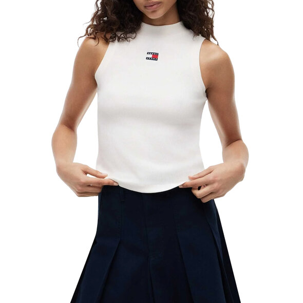 TOMMY HILFIGER TJW SLIM RIB ΜΠΛΟΥΖΑ ΓΥΝΑΙΚΕΙΑ DW0DW23478-YBH