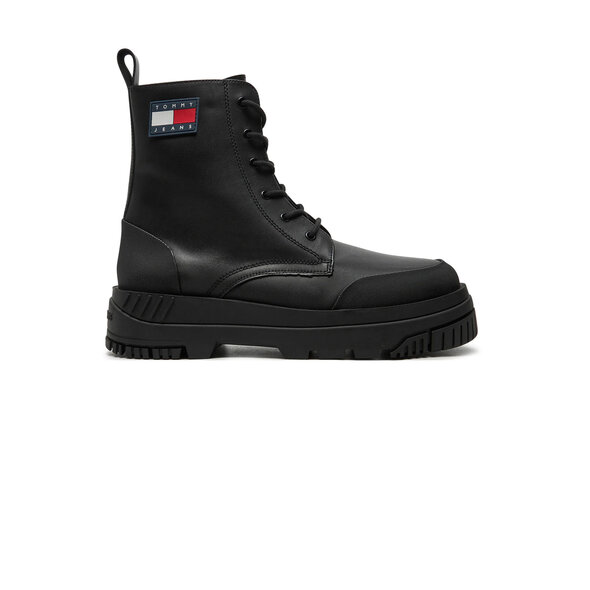 TOMMY HILFIGER ΔΕΡΜΑΤΙΝΑ ΜΠΟΤΑΚΙΑ ΑΝΔΡIKA EM0EM01511-BDS