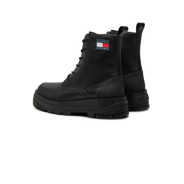 TOMMY HILFIGER ΔΕΡΜΑΤΙΝΑ ΜΠΟΤΑΚΙΑ ΑΝΔΡIKA EM0EM01511-BDS