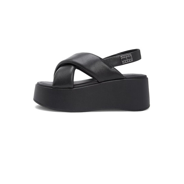 TOMMY HILFIGER TJW PADDED STRAPS ΠΛΑΤΦΟΡΜΕΣ ΓΥΝΑΙΚΕΙΕΣ EN0EN02946-BDS