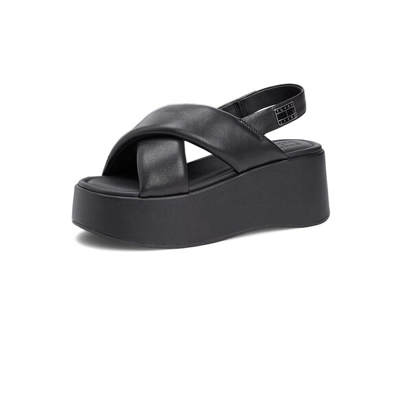 TOMMY HILFIGER TJW PADDED STRAPS ΠΛΑΤΦΟΡΜΕΣ ΓΥΝΑΙΚΕΙΕΣ EN0EN02946-BDS