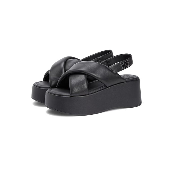 TOMMY HILFIGER TJW PADDED STRAPS ΠΛΑΤΦΟΡΜΕΣ ΓΥΝΑΙΚΕΙΕΣ EN0EN02946-BDS