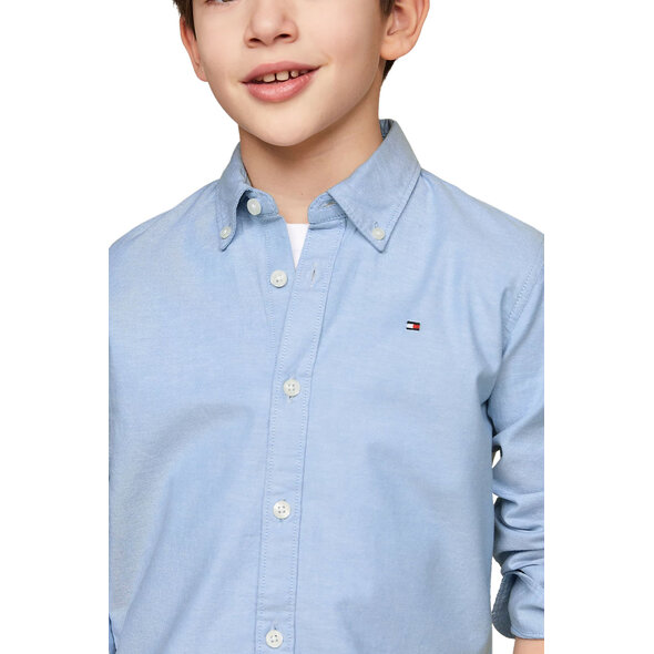 TOMMY HILFIGER ΠΑΙΔΙΚΟ STRETCH OXFORD ΠΟΥΚΑΜΙΣΟ ΑΓΟΡΙ KB0KB06964-C1S