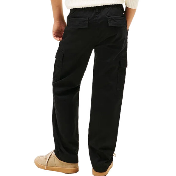 TOMMY HILFIGER TWILL CARGO RELAXED ΠΑΙΔΙΚΟ ΠΑΝΤΕΛΟΝΙ ΑΓΟΡΙ KB0KB10049-BDS
