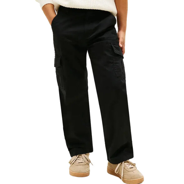 TOMMY HILFIGER TWILL CARGO RELAXED ΠΑΙΔΙΚΟ ΠΑΝΤΕΛΟΝΙ ΑΓΟΡΙ KB0KB10049-BDS