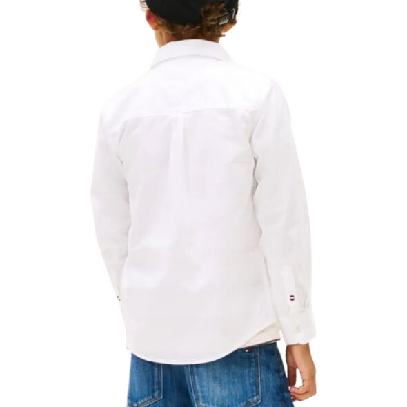 TOMMY HILFIGER OXFORD ΠΑΙΔΙΚΟ ΠΟΥΚΑΜΙΣΟ ΑΓΟΡΙ KB0KB10192-YBR