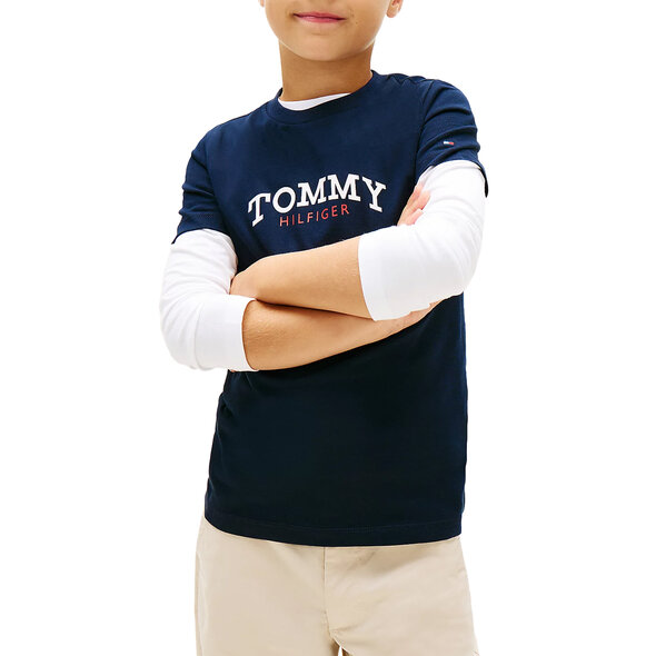 TOMMY HILFIGER MONOGRAM GRAPHIC ΠΑΙΔΙΚΗ ΜΠΛΟΥΖΑ ΑΓΟΡΙ KB0KB10263-C1G