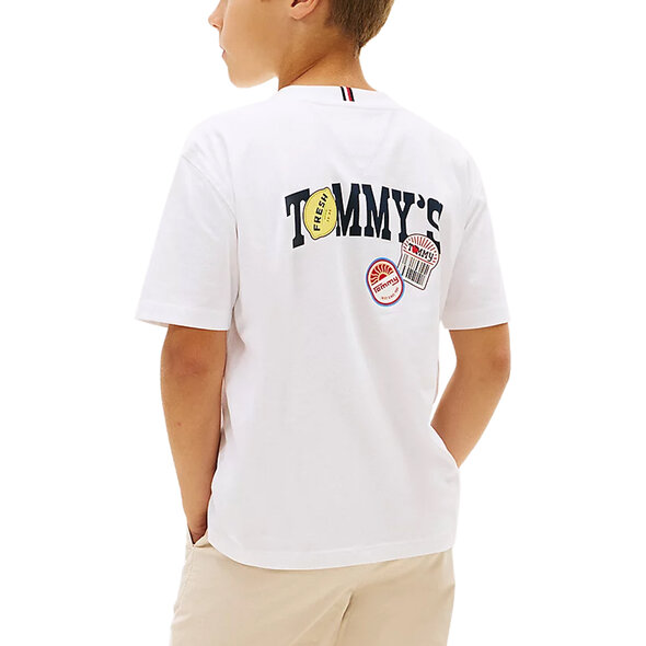 TOMMY HILFIGER STICKER ΠΑΙΔΙΚΗ ΜΠΛΟΥΖΑ ΑΓΟΡΙ KB0KB10276-YBR