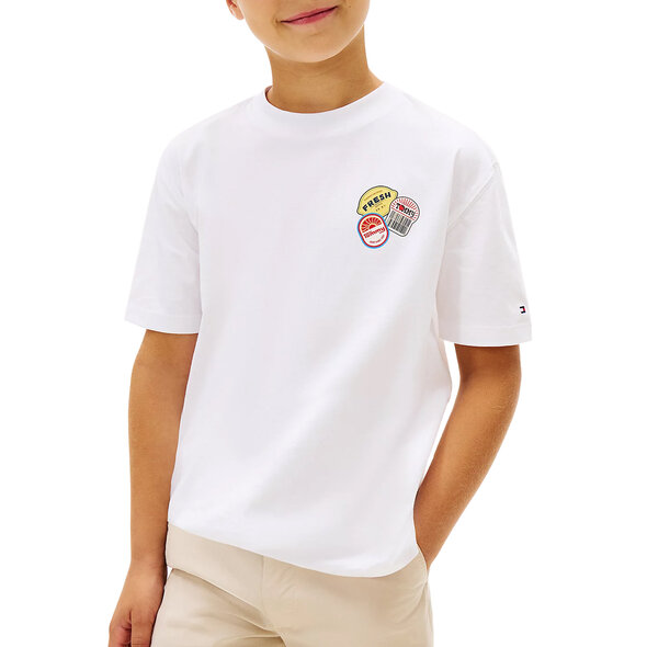TOMMY HILFIGER STICKER ΠΑΙΔΙΚΗ ΜΠΛΟΥΖΑ ΑΓΟΡΙ KB0KB10276-YBR