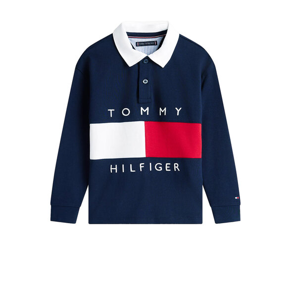 TOMMY HILFIGER FLAG JERSEY POLO ΠΑΙΔΙΚΗ ΜΠΛΟΥΖΑ ΑΓΟΡΙ KB0KB10354-C1G