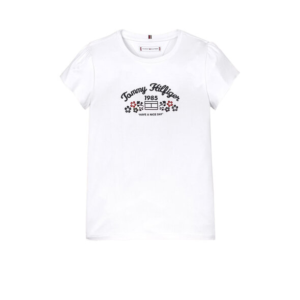 TOMMY HILFIGER FLOWER PUFF PRINT ΠΑΙΔΙΚΗ ΜΠΛΟΥΖΑ ΚΟΡΙΤΣΙ KG0KG08062-YBR
