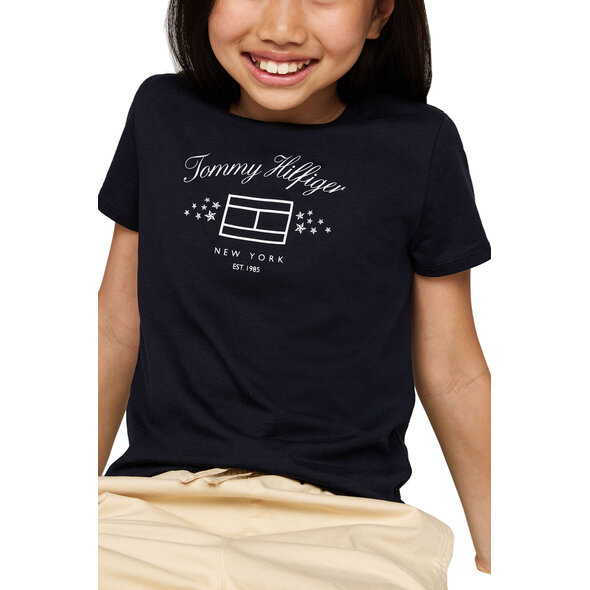 TOMMY HILFIGER STARS FLAG PRINT ΠΑΙΔΙΚΗ ΜΠΛΟΥΖΑ ΚΟΡΙΤΣΙ KG0KG08182-DW5