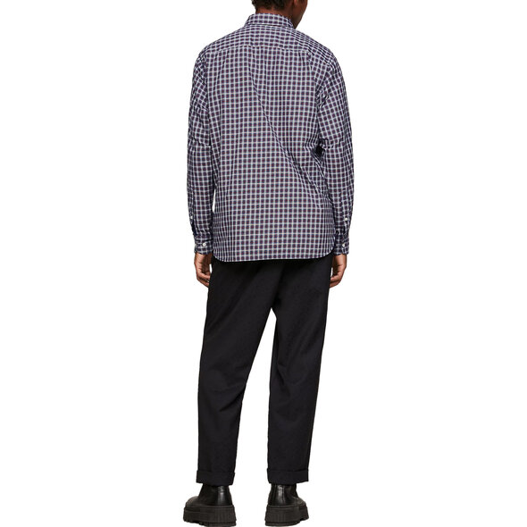 TOMMY HILFIGER SOFT FLEX MINI TARTAN ΠΟΥΚΑΜΙΣΟ ΑΝΔΡIKO MW0MW32854-0MT