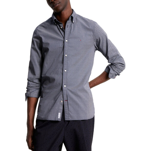TOMMY HILFIGER NATURAL SOFT FLEX ΠΟΥΚΑΜΙΣΟ ΑΝΔΡIKO MW0MW32913-0GZ