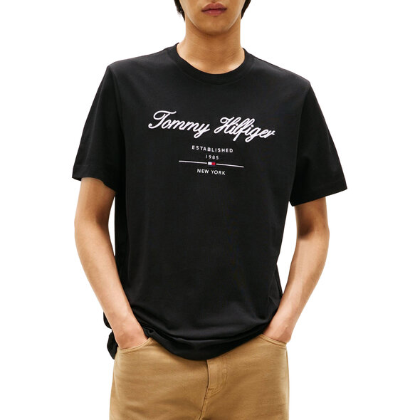 TOMMY HILFIGER SCRIPT LOGO ΜΠΛΟΥΖΑ ΑΝΔΡIKH MW0MW33691-BDS