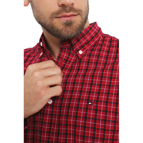 TOMMY HILFIGER FLEX SMALL CHECK ΠΟΥΚΑΜΙΣΟ ΑΝΔΡIKO MW0MW33771-0QJ