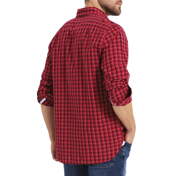 TOMMY HILFIGER FLEX SMALL CHECK ΠΟΥΚΑΜΙΣΟ ΑΝΔΡIKO MW0MW33771-0QJ