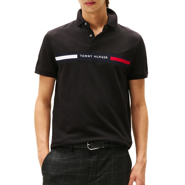 TOMMY HILFIGER POLO ΜΠΛΟΥΖΑ ΑΝΔΡIKH MW0MW38130-BDS