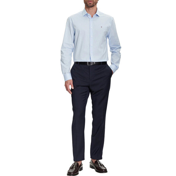 TOMMY HILFIGER FLEX POPLIN ΠΟΥΚΑΜΙΣΟ ΑΝΔΡIKO MW0MW38347-C3QR