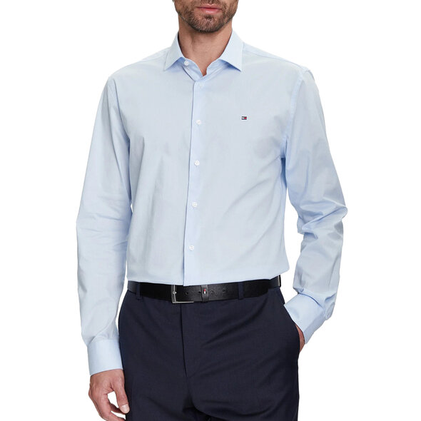 TOMMY HILFIGER FLEX POPLIN ΠΟΥΚΑΜΙΣΟ ΑΝΔΡIKO MW0MW38347-C3QR