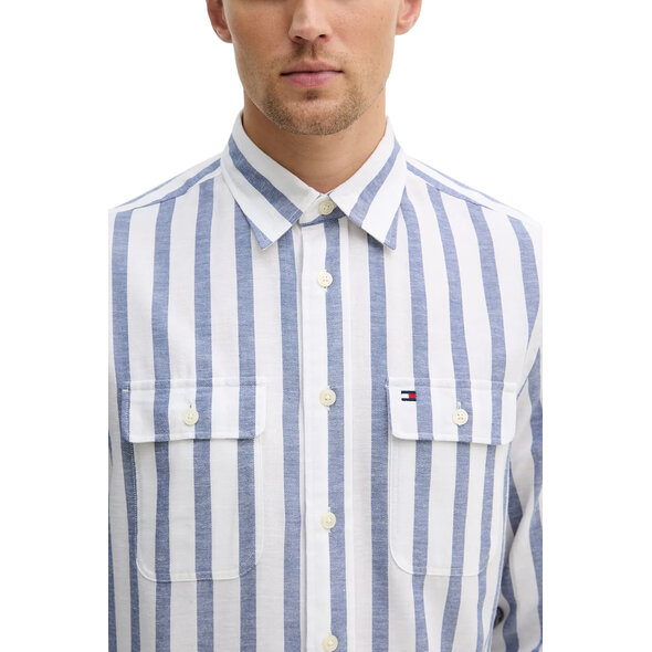 TOMMY HILFIGER  LINEN TWILL ΠΟΥΚΑΜΙΣΟ ΑΝΔΡΙΚΟ MW0MW41687-0A4