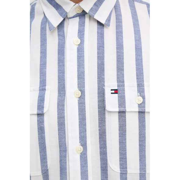 TOMMY HILFIGER  LINEN TWILL ΠΟΥΚΑΜΙΣΟ ΑΝΔΡΙΚΟ MW0MW41687-0A4
