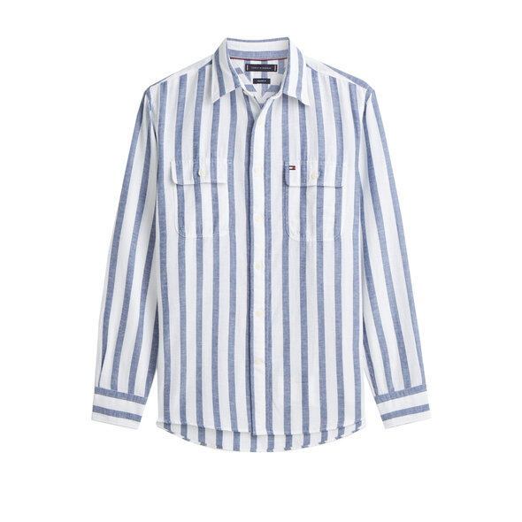 TOMMY HILFIGER  LINEN TWILL ΠΟΥΚΑΜΙΣΟ ΑΝΔΡΙΚΟ MW0MW41687-0A4