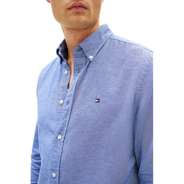 TOMMY HILFIGER LINEN TWILL ΠΟΥΚΑΜΙΣΟ ΑΝΔΡΙΚΟ MW0MW41688-C7L