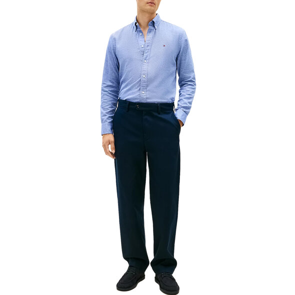 TOMMY HILFIGER LINEN TWILL ΠΟΥΚΑΜΙΣΟ ΑΝΔΡΙΚΟ MW0MW41688-C7L