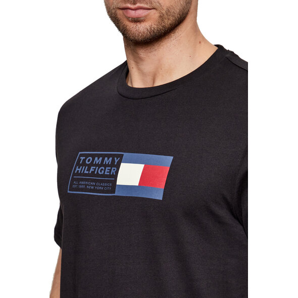TOMMY HILFIGER TEXT BOX ΜΠΛΟΥΖΑ ΑΝΔΡIKH MW0MW42366-BDS