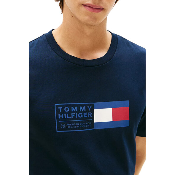 TOMMY HILFIGER TEXT BOX ΜΠΛΟΥΖΑ ΑΝΔΡIKH MW0MW42366-DW5