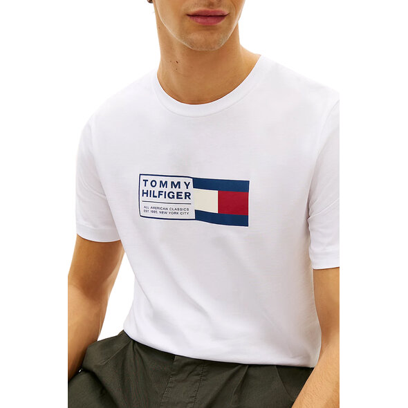 TOMMY HILFIGER TEXT BOX ΜΠΛΟΥΖΑ ΑΝΔΡIKH MW0MW42366-YBR