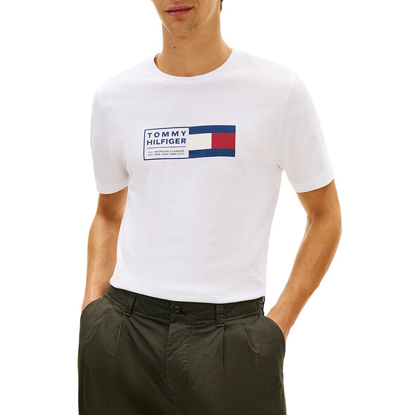 TOMMY HILFIGER TEXT BOX ΜΠΛΟΥΖΑ ΑΝΔΡIKH MW0MW42366-YBR