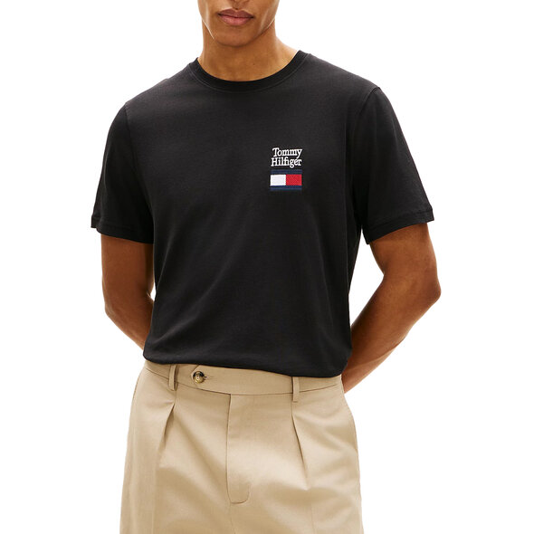 TOMMY HILFIGER TEXT STACK ΜΠΛΟΥΖΑ ΑΝΔΡΙΚΗ MW0MW42367-BDS