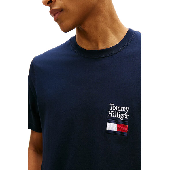 TOMMY HILFIGER TEXT STACK ΜΠΛΟΥΖΑ ΑΝΔΡΙΚΗ MW0MW42367-DW5