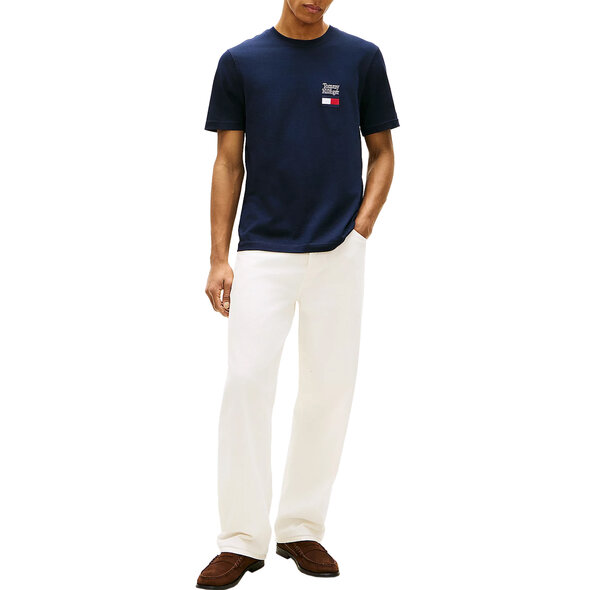 TOMMY HILFIGER TEXT STACK ΜΠΛΟΥΖΑ ΑΝΔΡΙΚΗ MW0MW42367-DW5