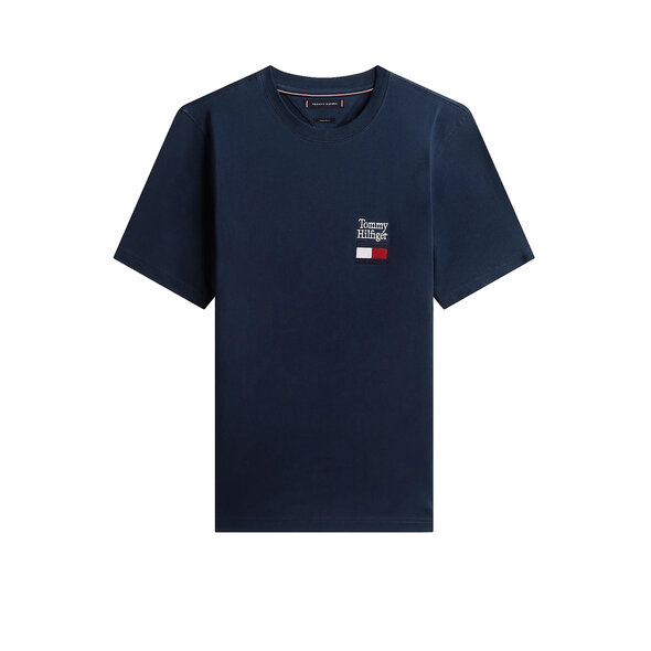 TOMMY HILFIGER TEXT STACK ΜΠΛΟΥΖΑ ΑΝΔΡΙΚΗ MW0MW42367-DW5