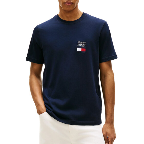 TOMMY HILFIGER TEXT STACK ΜΠΛΟΥΖΑ ΑΝΔΡΙΚΗ MW0MW42367-DW5