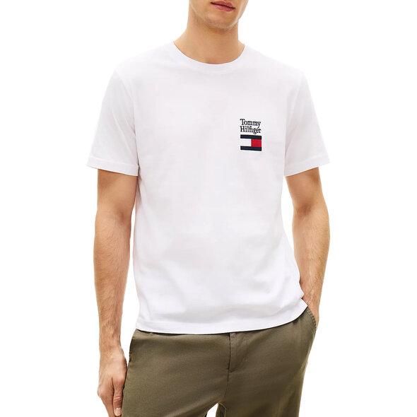 TOMMY HILFIGER TEXT STACK ΜΠΛΟΥΖΑ ΑΝΔΡΙΚΗ MW0MW42367-YBR