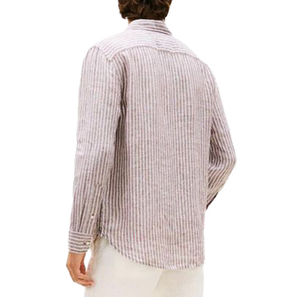 TOMMY HILFIGER LINEN BENGAL STRIPE ΠΟΥΚΑΜΙΣΟ ΑΝΔΡΙΚΟ MW0MW42400-0BJ